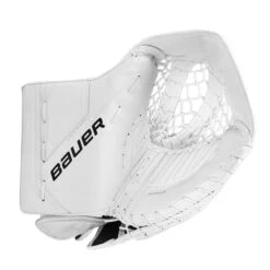 Bauer Supreme M5 Pro Intermediate Goalie Catcher -Bauer Shop bauer catchers bauer supreme m5 pro intermediate goalie catcher white full right 29032058060866