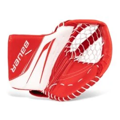 Bauer Vapor X5 Pro Intermediate Goalie Catcher -Bauer Shop bauer catchers bauer vapor x5 pro intermediate goalie catcher white red regular 30441022619714