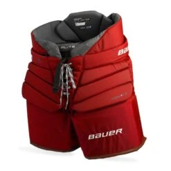 Bauer Elite Intermediate Goalie Pants S23 14 Bauer Elite Intermediate Goalie Pants S23 -Bauer Shop bauer goalie pants bauer elite intermediate goalie pants s23 red l 30549984444482