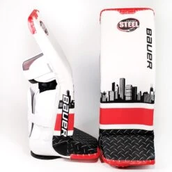 Bauer Supreme Pro Custom Senior Goalie Leg Pads - Ian Shane 5 Bauer Supreme Pro Custom Senior Goalie Leg Pads - Ian Shane -Bauer Shop bauer leg pads bauer supreme pro custom senior goalie leg pads ian shane steel l 30055529513026