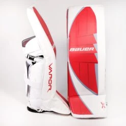 Bauer Supreme Pro Custom Senior Goalie Leg Pads (Vapor Logo) - Tommy Nappier -Bauer Shop bauer leg pads bauer supreme pro custom senior goalie leg pads vapor logo tommy nappier buckeyes l 30055518470210