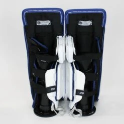 Bauer Supreme S29 Intermediate Goalie Leg Pads - Demo -Bauer Shop bauer leg pads demo bauer supreme s29 intermediate goalie leg pads demo white blue l 32 15202048409666