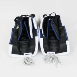 Bauer Supreme S29 Intermediate Goalie Leg Pads - Demo -Bauer Shop bauer leg pads demo bauer supreme s29 intermediate goalie leg pads demo white blue l 32 15202048442434