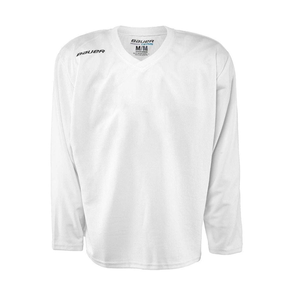 Bauer Core Senior Goalie Practice Jersey - White 1 Bauer Core Senior Goalie Practice Jersey - White