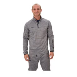 Bauer Vapor Fleece Senior 1/4 Zip Jacket -Bauer Shop bauer quarter zips bauer vapor fleece senior 1 4 zip jacket grey xl 28744285487170