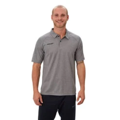 Bauer Vapor Team Pique Youth Polo Shirt (2019) -Bauer Shop bauer shirts bauer vapor team pique youth polo shirt 2019 grey l 28744384708674