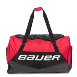 Bauer Premium Junior Wheel Hockey Bag (2019) -Bauer Shop bauer wheeled hockey bags bauer premium junior wheel hockey bag 2019 black red jr 28744378024002